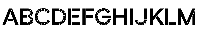 Coxx TRIAL GAPSSemiBold Instance Font UPPERCASE