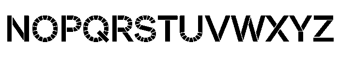 Coxx TRIAL GAPSSemiBold Instance Font UPPERCASE