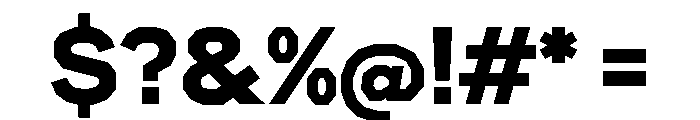 Coxx TRIAL Heavy Instance Font OTHER CHARS