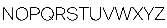 Coxx TRIAL Light Instance Font UPPERCASE
