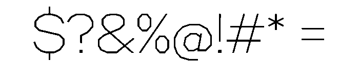 Coxx TRIAL Thin Instance Font OTHER CHARS