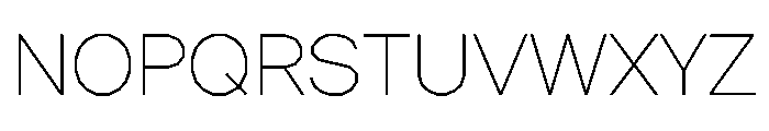 Coxx TRIAL Thin Instance Font UPPERCASE
