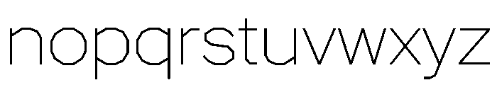 Coxx TRIAL Thin Instance Font LOWERCASE