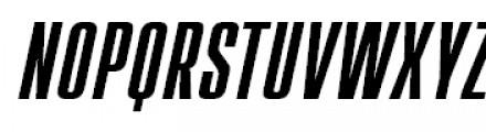 Compakt Oblique Font UPPERCASE