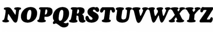 Cooper Black Italic Font UPPERCASE