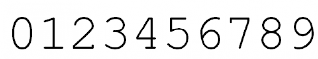 Courier (APC) Regular Font OTHER CHARS