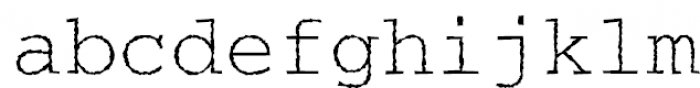 Courier Rough Light FONT