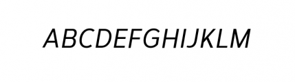 Corbert Condensed Medium Italic Font UPPERCASE