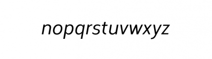 Corbert Condensed Medium Italic Font LOWERCASE