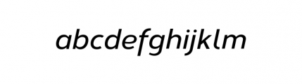Corbert Demi Bold Italic Font LOWERCASE