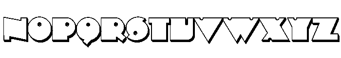 CoDependent Shadow Font UPPERCASE