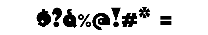 CoDependent Solid Font OTHER CHARS