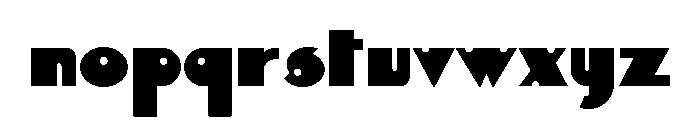 CoDependent Solid Font LOWERCASE