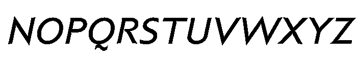 Coda Bold Italic Font UPPERCASE