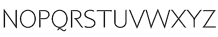 Coda Light Font UPPERCASE