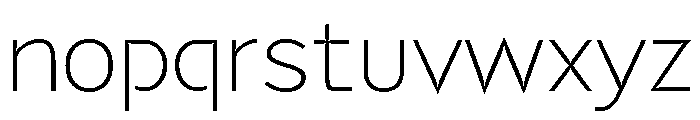 Coda Light Font LOWERCASE