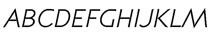 Coda Regular Italic Font UPPERCASE
