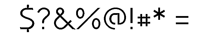 Coda Regular Font OTHER CHARS