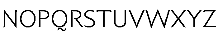 Coda Regular Font UPPERCASE