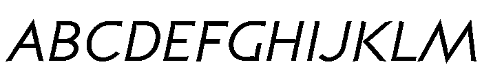 Coda Semi Bold Italic Font UPPERCASE