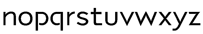 Coda Semi Bold Font LOWERCASE