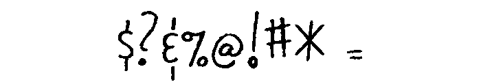 Coffeedance Regular Font OTHER CHARS