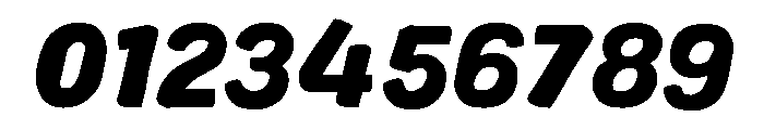 Colby Black Italic Font OTHER CHARS