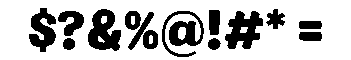 Colby Black Font OTHER CHARS