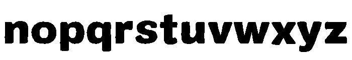 Colby Black Font LOWERCASE