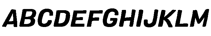 Colby Bold Italic Font UPPERCASE