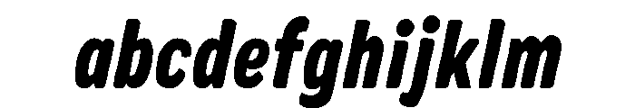 Colby Compressed Black Italic FONT