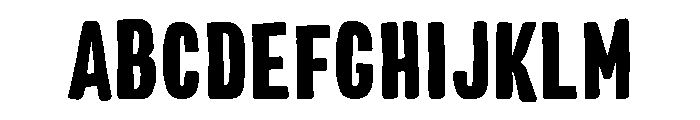 Colby Compressed Black Font UPPERCASE