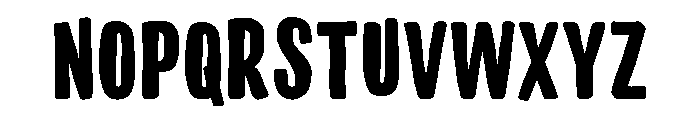 Colby Compressed Black Font UPPERCASE