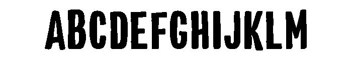 Colby Compressed Bold Font UPPERCASE