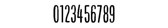 Colby Compressed Extra Light Font OTHER CHARS