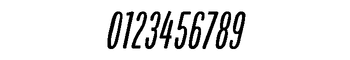 Colby Compressed Light Italic Font OTHER CHARS