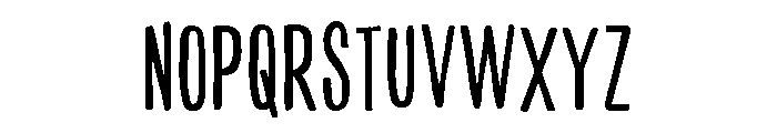 Colby Compressed Light Font UPPERCASE