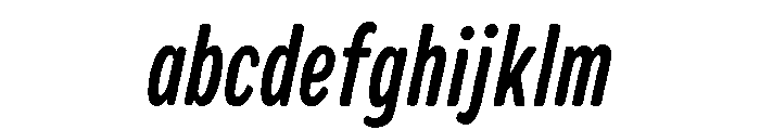 Colby Compressed Medium Italic FONT