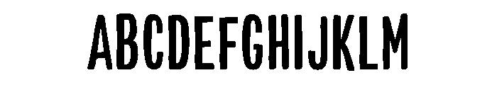 Colby Compressed Medium Font UPPERCASE