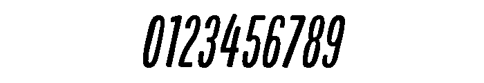 Colby Compressed Regular Italic Font OTHER CHARS