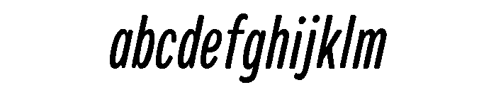 Colby Compressed Regular Italic FONT