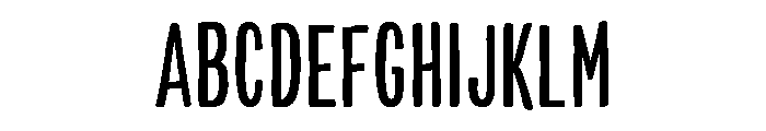 Colby Compressed Regular Font UPPERCASE