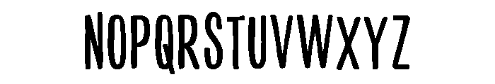 Colby Compressed Regular Font UPPERCASE
