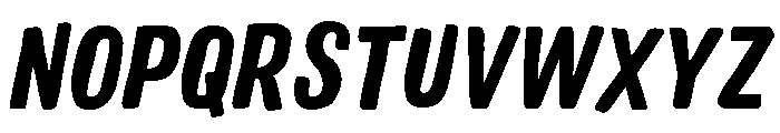 Colby Condensed Black Italic Font UPPERCASE