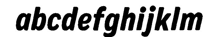 Colby Condensed Black Italic FONT
