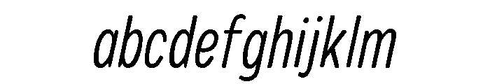 Colby Condensed Extra Light Italic FONT