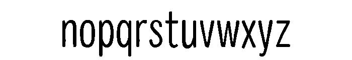 Colby Condensed Extra Light Font LOWERCASE