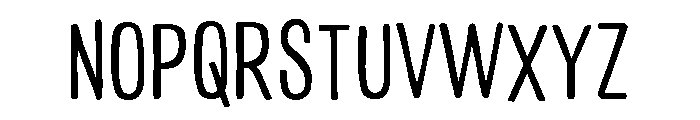 Colby Condensed Light Font UPPERCASE
