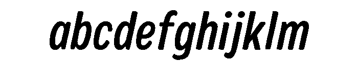 Colby Condensed Medium Italic FONT