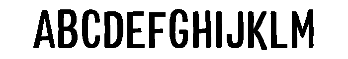 Colby Condensed Medium Font UPPERCASE